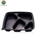 Good Sealing 4 Compartment Bento Box Food grade Microwave PP plastic takeaway food box Manufactory